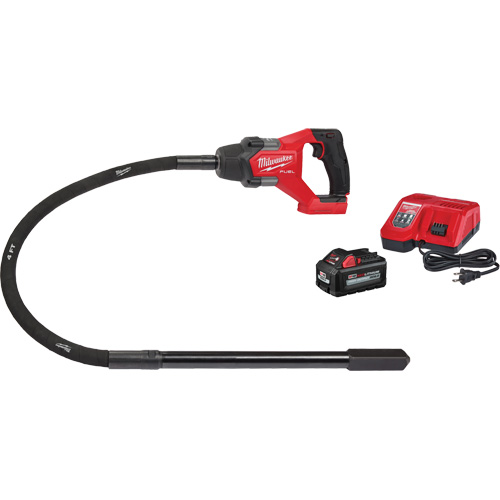 Ensemble &agrave; aiguille vibrante 4' M18 Fuel pour b&eacute;ton Haskins Industrial Inc.