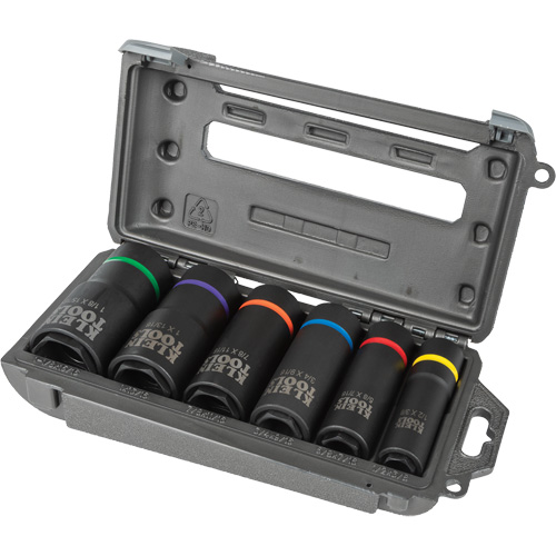 2-in-1 6-Piece Socket Set, 6 Pcs, Impact, Deep Haskins Industrial Inc.
