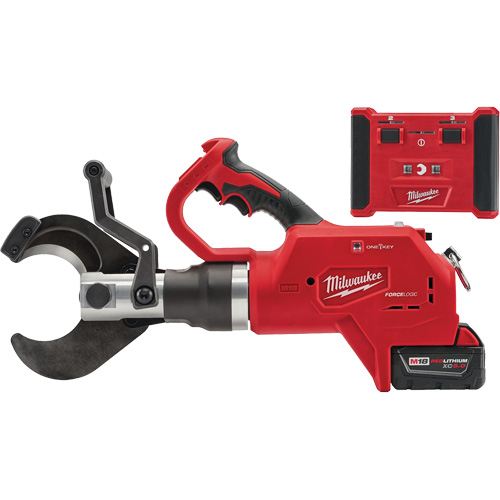 Coupe-c&acirc;ble pour c&acirc;bles souterrains de 3" M18 Force Logic avec t&eacute;l&eacute;commande sans fil Haskins Industrial Inc.