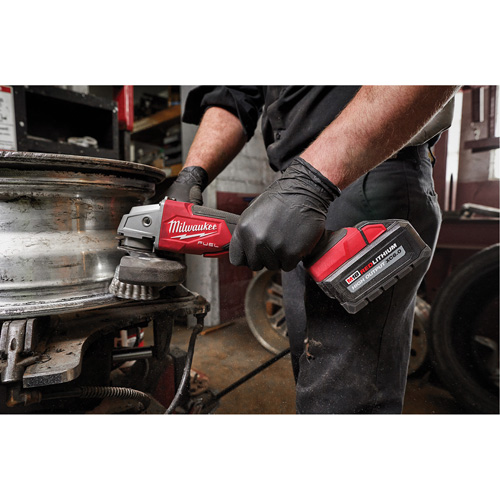 M18 Fuel Variable Speed Braking Grinder with No-Lock Paddle Switch, 18 V, 5"/4-1/2" Chuck, Lithium-Ion Haskins Industrial Inc.