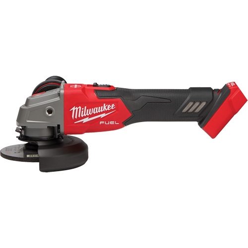 Meuleuse &agrave; frein &agrave; vitesse variable avec interrupteur &agrave; glissi&egrave;re verrouillable M18 Fuel, 18 V, Mandrin 5"/4-1/2", Lithium-ion Haskins Industrial Inc.