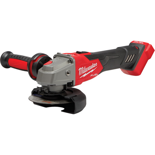 Meuleuse &agrave; frein &agrave; vitesse variable avec interrupteur &agrave; glissi&egrave;re verrouillable M18 Fuel, 18 V, Mandrin 5"/4-1/2", Lithium-ion Haskins Industrial Inc.