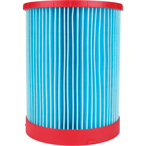 Large Wet/Dry Vacuum High-Efficiency Filter, Cartridge, Fits 12 US gal./9 US gal./6 US Gal. Haskins Industrial Inc.