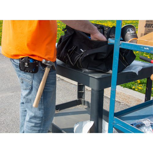 Porte-outil &agrave; anneau en acier, Support pour marteau, Cuir, 0 Poches Haskins Industrial Inc.