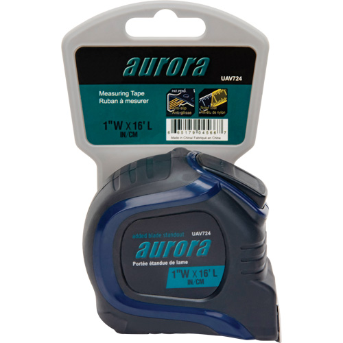 Tape Measure, 1" x 16', Imperial & Metric Graduations Haskins Industrial Inc.