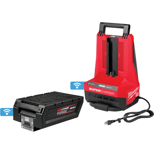 Ensemble bloc-pile HD12.0 MX Fuel RedLithium Forge et super chargeur Haskins Industrial Inc.