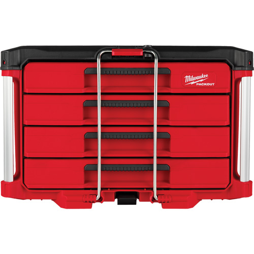 Boîte &agrave; outils avec 4 tiroirs PackOut, 16-3/10" x 22-1/5" x 14-3/10", Rouge Haskins Industrial Inc.
