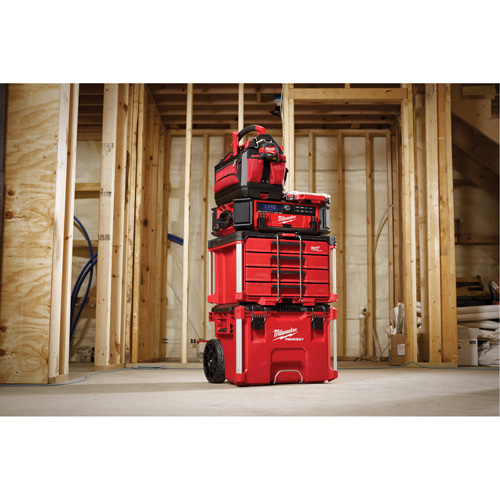 Boîte &agrave; outils avec 4 tiroirs PackOut, 16-3/10" x 22-1/5" x 14-3/10", Rouge Haskins Industrial Inc.