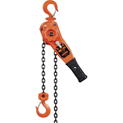 KLP Series Lever Chain Hoists, 5' Lift, 1500 lbs. (0.75 tons) Capacity, Steel Chain Haskins Industrial Inc.