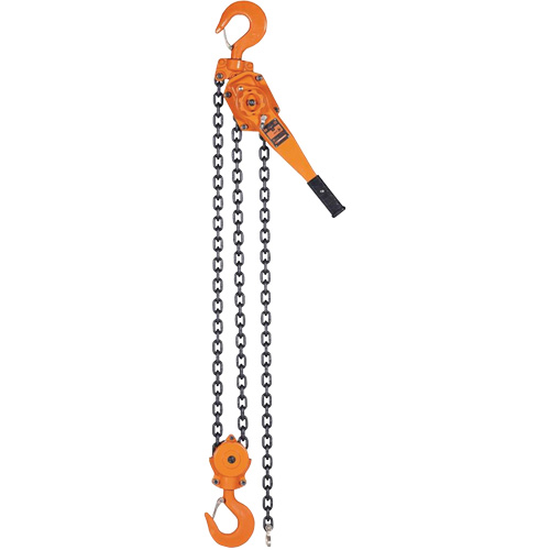 KLP-600L-5 KLP Series Lever Chain Hoists, 5' Lift, 12000 lbs. (6 tons) Capacity, Steel Chain Haskins Industrial Inc.