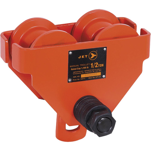 VPT-05 Manual Trolley - VBT Series, 1100 lbs. (0.5 tons) Haskins Industrial Inc.