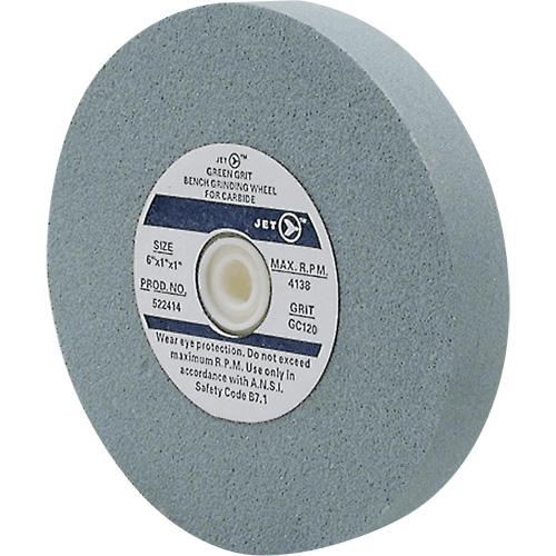 GC675C Meules pour rectifieuses d'&eacute;tabli, 6" x 3/4", Arbre 1", Carbure de silicium Haskins Industrial Inc.