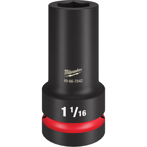 Douille &agrave; paroi extra mince Shockwave Impact Duty, Chocs, 1-1/16", Prise 1", 6 pans, Profond Haskins Industrial Inc.