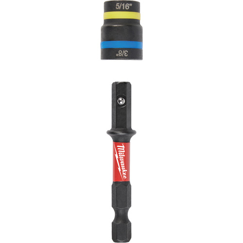 Shockwave Impact Duty Quik-Clear 2-in-1 Nut Drivers, 5/16"/3/8" Drive, 2-1/2" L, Magnetic Haskins Industrial Inc.