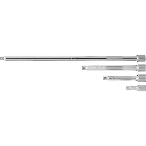Drive Extension Set, 1/4" Drive, Chrome Finish, 4 Pcs Haskins Industrial Inc.