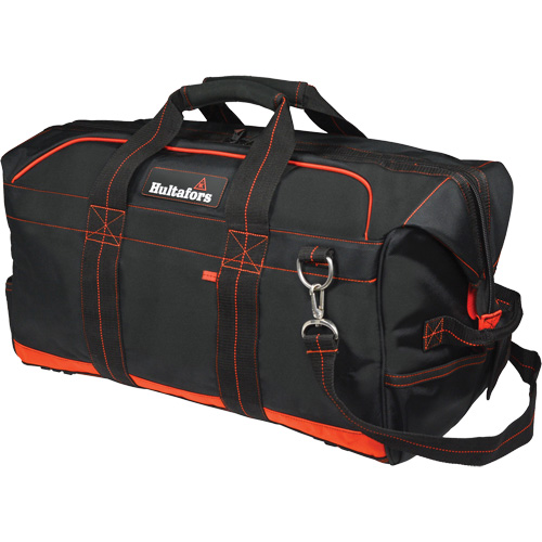Sac professionnel de 24" pour &eacute;quipement d'entrepreneur, Polyester balistique, Noir/Rouge Haskins Industrial Inc.