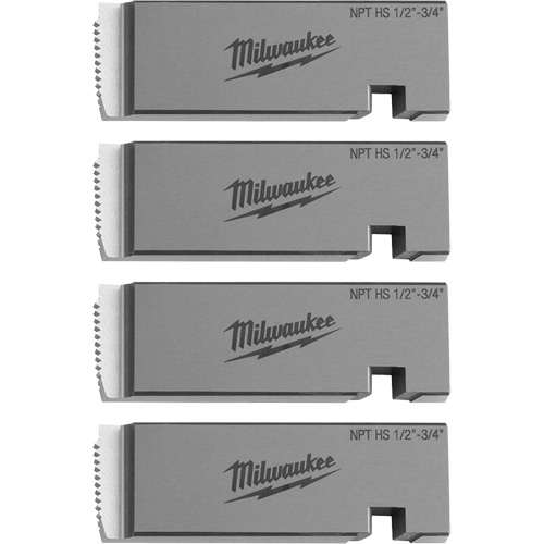 Fili&egrave;res de filetage pour tuyaux universel NPT, Pour tuyau de 1/2"-3/4", Acier rapide Haskins Industrial Inc.