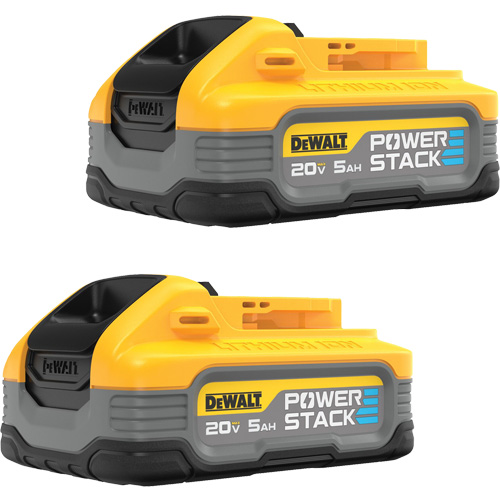 2 batteries POWERSTACK, Lithium-ion, 20 V, 5 Ah Haskins Industrial Inc.