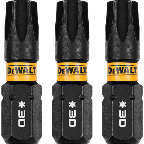 3-Piece FLEXTORQ&reg; Impact Screwdriving Bits, Torx, T-30, 1/4" Drive Haskins Industrial Inc.
