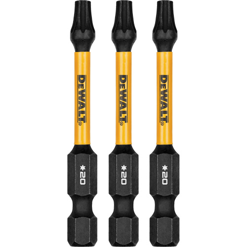 3-Piece FLEXTORQ&reg; Impact Screwdriving Bits, Torx, T-20, 1/4" Drive Haskins Industrial Inc.