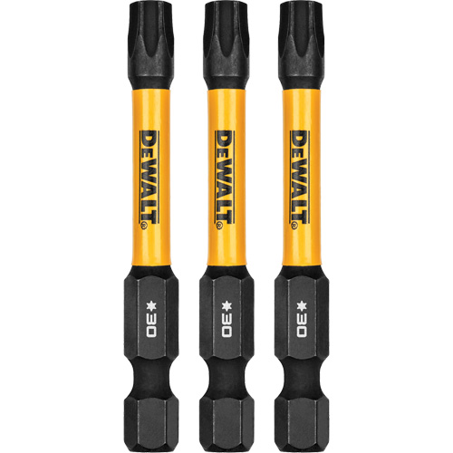 3-Piece FLEXTORQ&reg; Impact Screwdriving Bits, Torx, T-30, 1/4" Drive Haskins Industrial Inc.