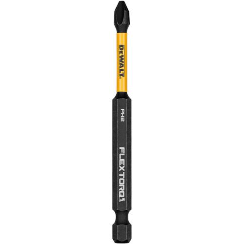 FLEXTORQ&reg; Impact Driver Bit, Phillips, #2 Tip, 1/4" Drive Size, 3-1/2" Length Haskins Industrial Inc.