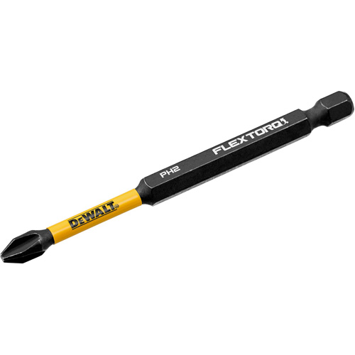 FLEXTORQ&reg; Impact Driver Bit, Phillips, #2 Tip, 1/4" Drive Size, 3-1/2" Length Haskins Industrial Inc.