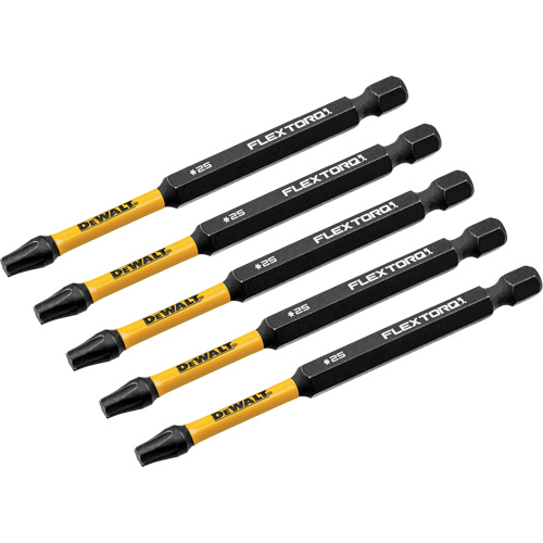 FLEXTORQ&reg; Impact Driver Bit, Torx, T-25 Tip, 1/4" Drive Size, 3-1/2" Length Haskins Industrial Inc.