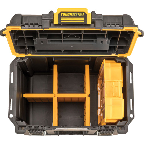 ToughSystem&reg; 2.0 Deep Compact Toolbox, 10" x 15-7/20" x 13-4/5", Black/Yellow Haskins Industrial Inc.