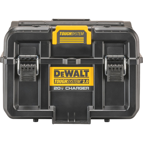 ToughSystem&reg; 2.0 20V Dual Port Charger, 14" x 15" x 9", Black/Yellow Haskins Industrial Inc.