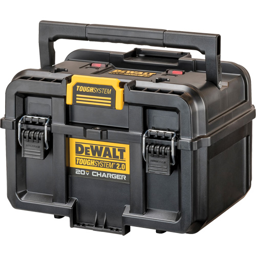 ToughSystem&reg; 2.0 20V Dual Port Charger, 14" x 15" x 9", Black/Yellow Haskins Industrial Inc.