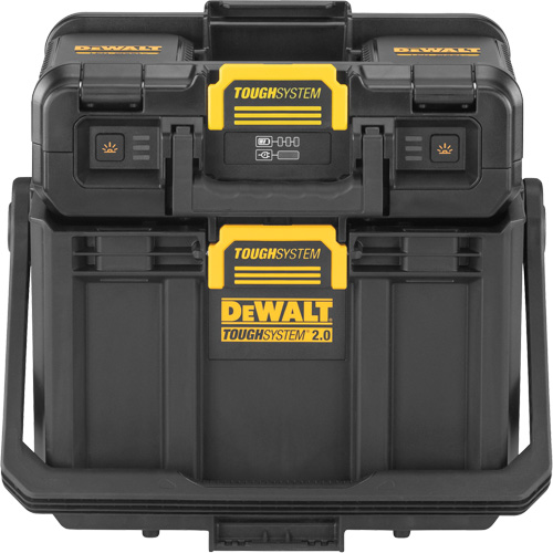 ToughSystem&reg; 2.0 Adjustable Work Light with Storage, 16" x 11" x 14", Black/Yellow Haskins Industrial Inc.
