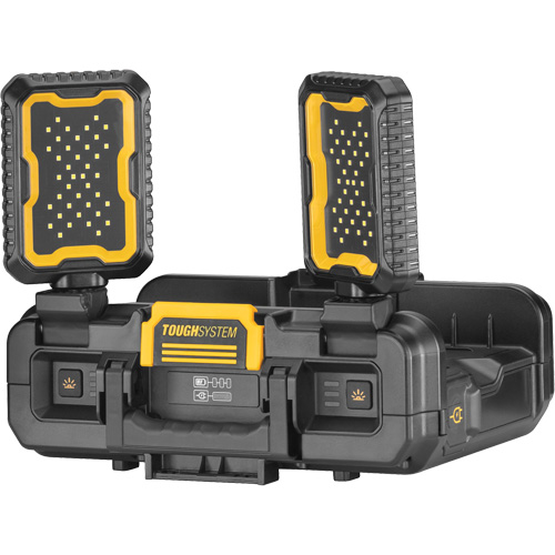 ToughSystem&reg; 2.0 Adjustable Work Light with Storage, 16" x 11" x 14", Black/Yellow Haskins Industrial Inc.