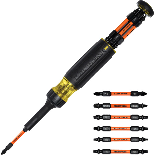 13-in-1 Ratcheting Impact-Rated Screwdriver Haskins Industrial Inc.