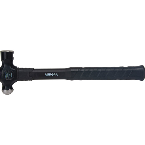 Ball Pein Hammer, 16 oz. Head Weight, Plain Face, Fibreglass Handle Haskins Industrial Inc.