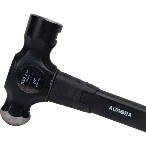 Marteau &agrave; panne ronde, Poids de la t&ecirc;te 40 oz, Face Ordinaire, Prise Fibre de verre Haskins Industrial Inc.