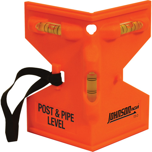 Orange Post & Pipe Level Haskins Industrial Inc.