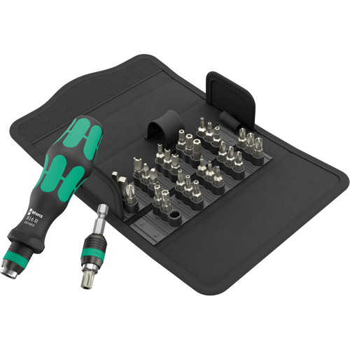 32-piece Kraftform Kompakt 71 Security Screwdriver, 4-17/25" L, Cushion Grip Handle Haskins Industrial Inc.