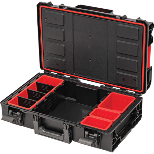 Arx Small Toolbox, 23" x 15" x 7-1/2", Black Haskins Industrial Inc.