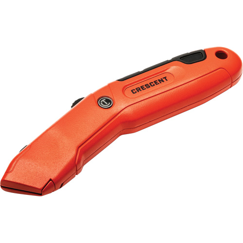 Auto-Retracting Safety Knife, 1", Steel, Aluminum Handle Haskins Industrial Inc.