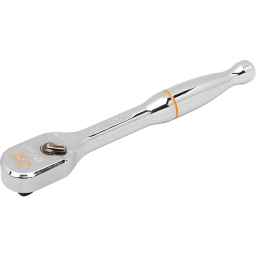 120XP Full Polish Chrome Teardrop Ratchet, 1/4" Drive, Ergonomic Handle Haskins Industrial Inc.