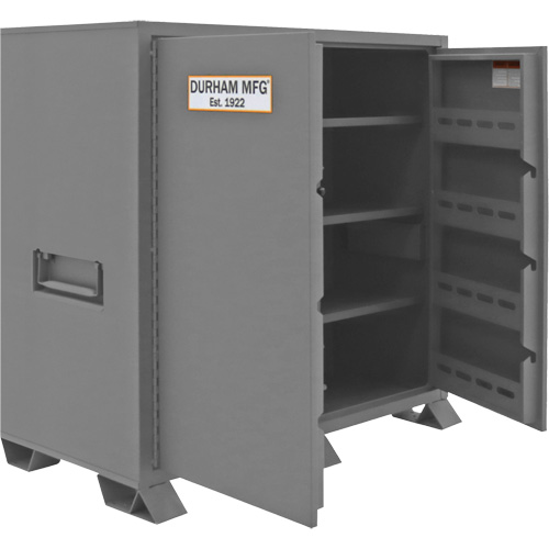 Armoire de rangement pour le chantier, Acier, 59 pi³, Gris Haskins Industrial Inc.