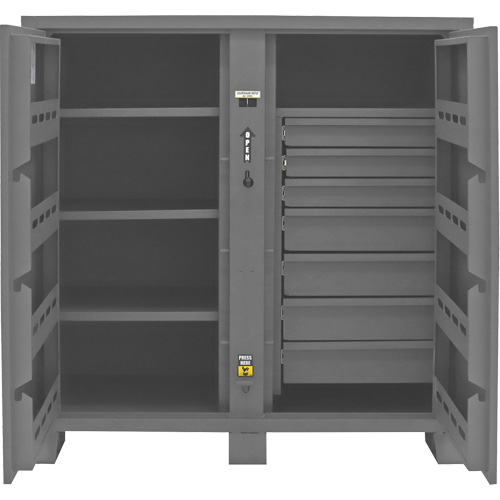 Armoire de rangement pour le chantier, Acier, 59 pi³, Gris Haskins Industrial Inc.