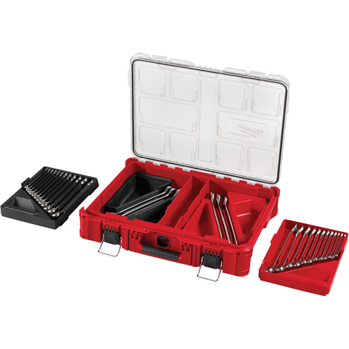 Wrench Set with PackOut Organizer, Combination, 30 Pieces, Imperial and Metric Haskins Industrial Inc.