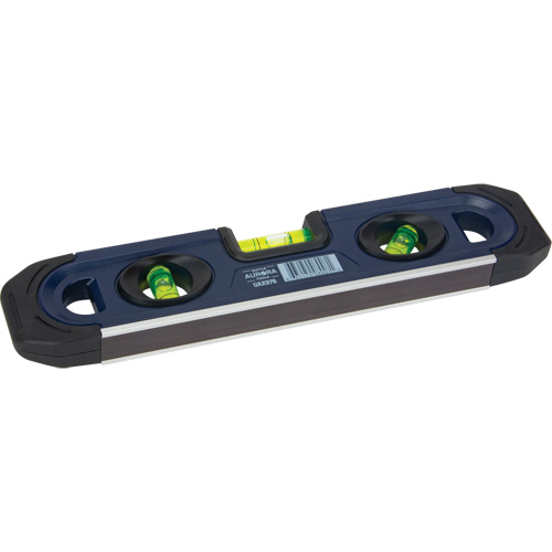 Torpedo Level, 9" L, 3 Vials, Magnetic Haskins Industrial Inc.