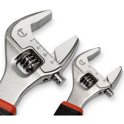 Quick-Fit-Jaw Adjustable Wrench Set, Adjustable, 2 Pieces, Imperial and Metric Haskins Industrial Inc.