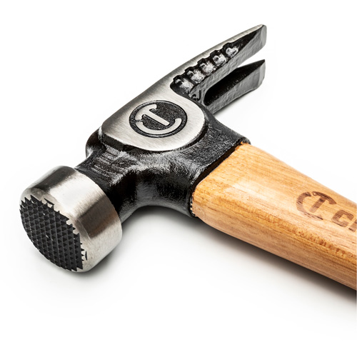 Milled-Face Framing Hammer, 22 oz., Wood Handle, 18" L Haskins Industrial Inc.