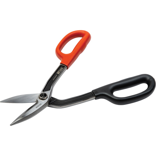 Offset Pattern Tinner Snips, 2" Cut Length, Straight Cut Haskins Industrial Inc.