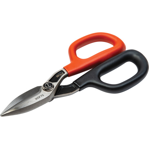 Cisaille de ferblantier droite, Longueur de coupe de 1-31/50", Coupe Droit Haskins Industrial Inc.