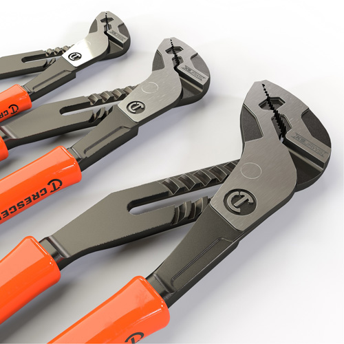 Z2 K9 Straight Jaw Dipped Handle Tongue & Groove Plier Set, 3 Pieces Haskins Industrial Inc.